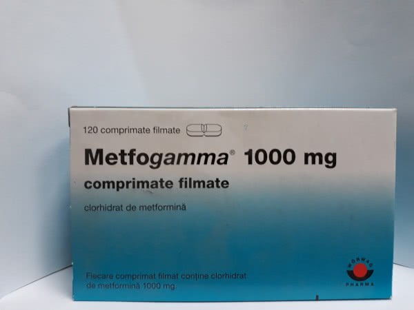 Метфогамма 1000 №120 таб. п/о Производитель: Германия Dragenofarm Apoteker Pushl